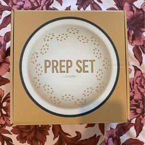 Prep Set 6-Piece Serveware - Cream